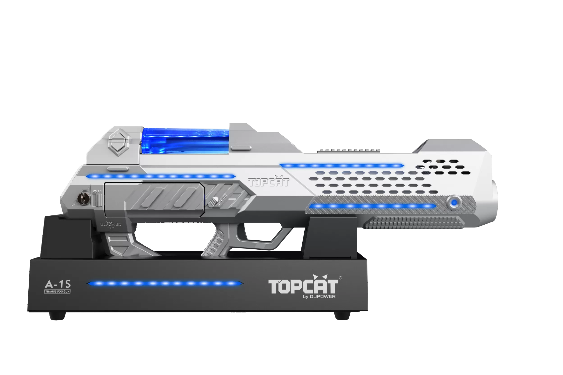Topcat A-15 laser pointer on a white background