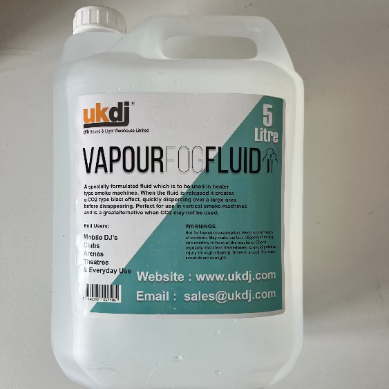 UKDJ Vapour Smoke Machine Fluid 5L