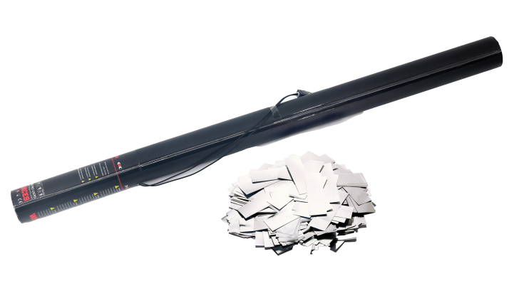 80cm Electric Silver Confetti Cannon - 4 for 3 SALE