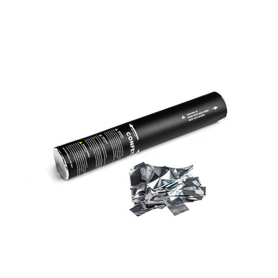 Silver Metallic Confetti Cannon