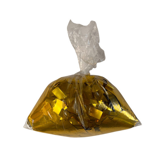 Rebagged Gold Metallic Confetti 17x55 1kg bags