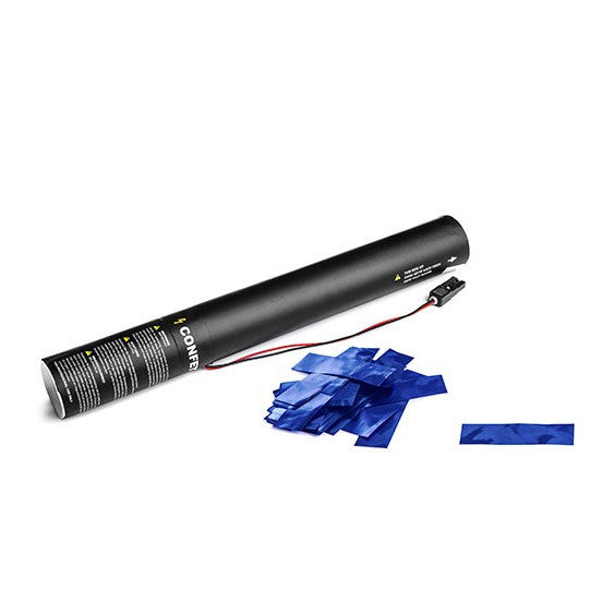 Blue Metallic Confetti Cannon