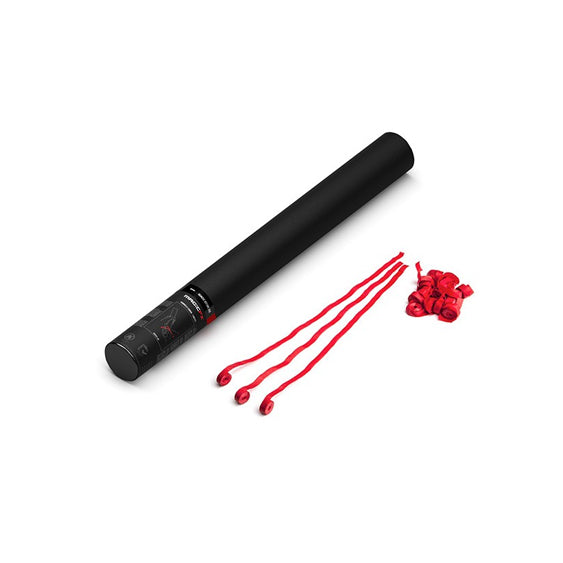 Red paper streamer cannon