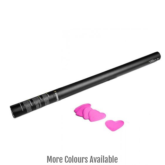 Pink Confetti Heart Cannons