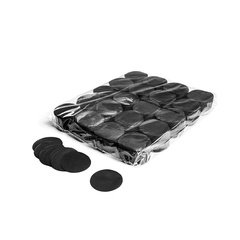 Paper Confetti Circles - Black