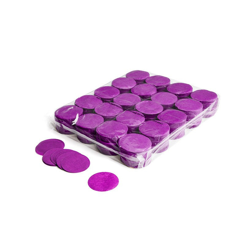 Paper Confetti Circles - Purple
