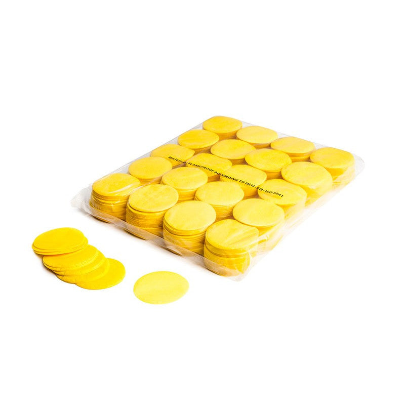 Paper Confetti Circles - Yellow