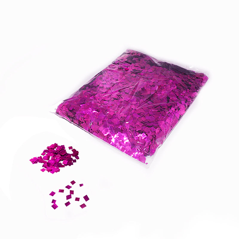 Pink Square Confetti 6x6mm