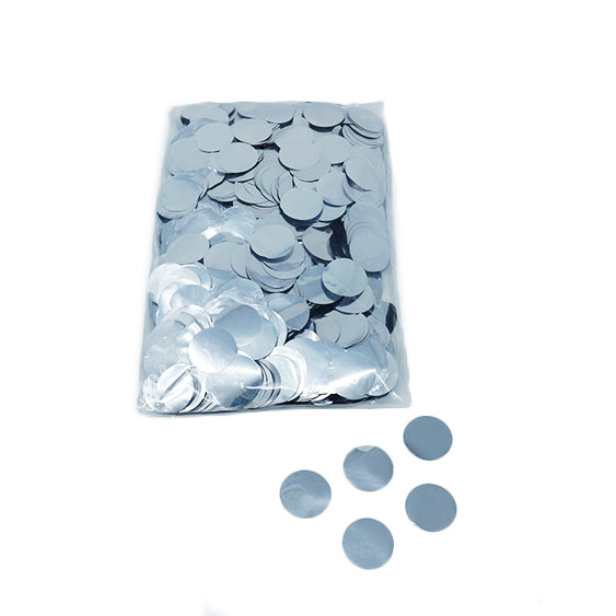 Silver 30mm Round Metallic Confetti