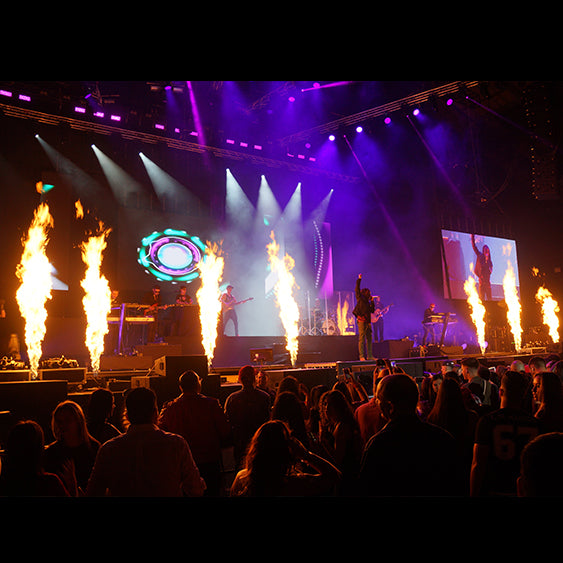 Tour Stage Flame Hire