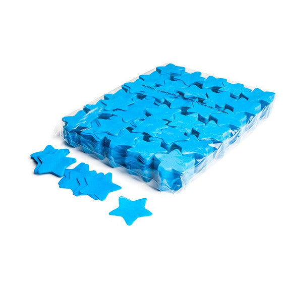 Light Blue Paper Confetti Stars