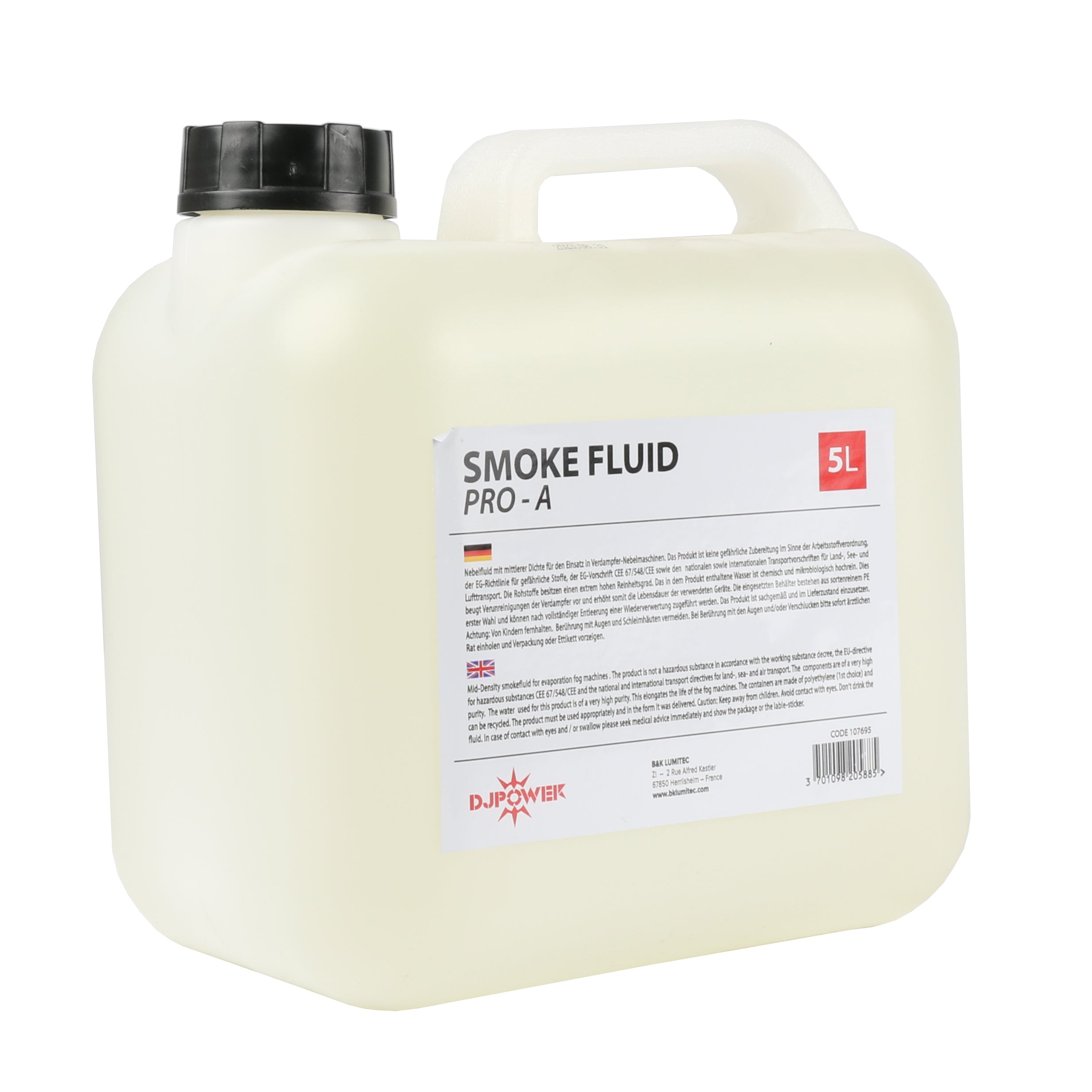 DJ Power - Pro A Fog Fluid 5L