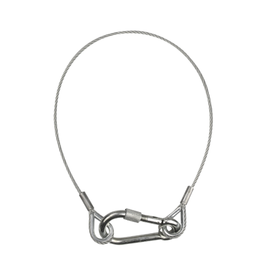 Safety Tether/Cable 4 mm - with Safety Ring
