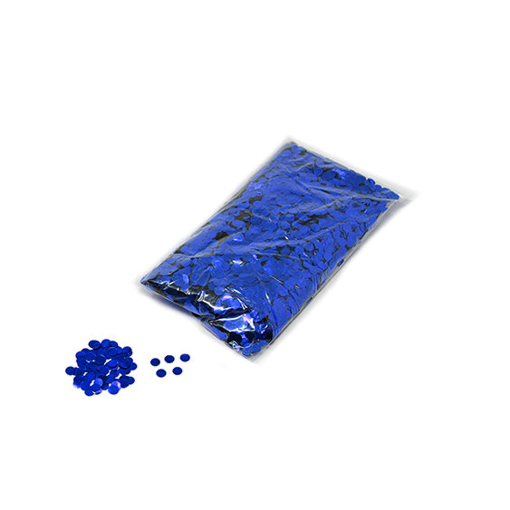 Blue 10mm Round Metallic Confetti