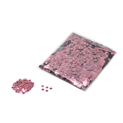 Rose Gold 10mm Round Metallic Confetti
