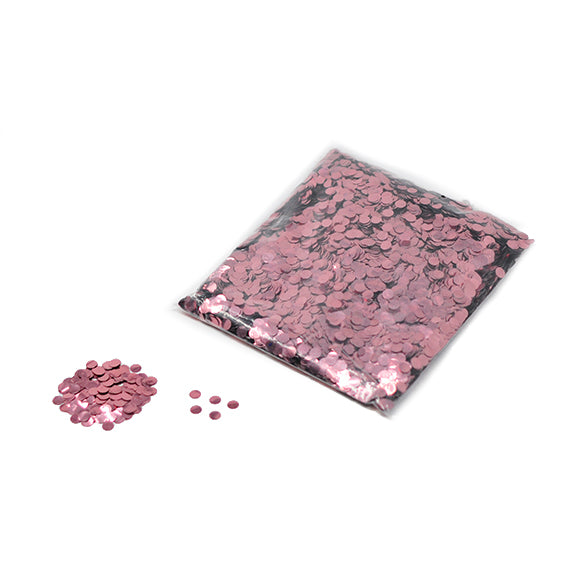 Rose Gold 10mm Round Metallic Confetti