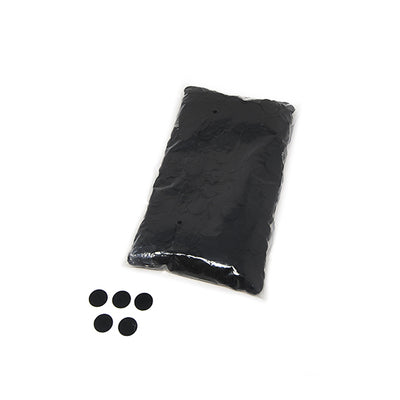 Black Metallic Confetti