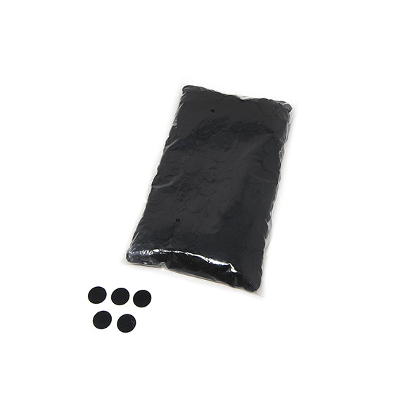 Black Metallic Confetti