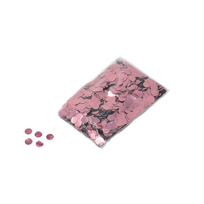 Rose Gold 20mm Round Metallic Confetti