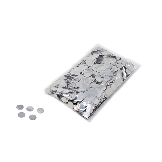 Silver 20mm Round Metallic Confetti