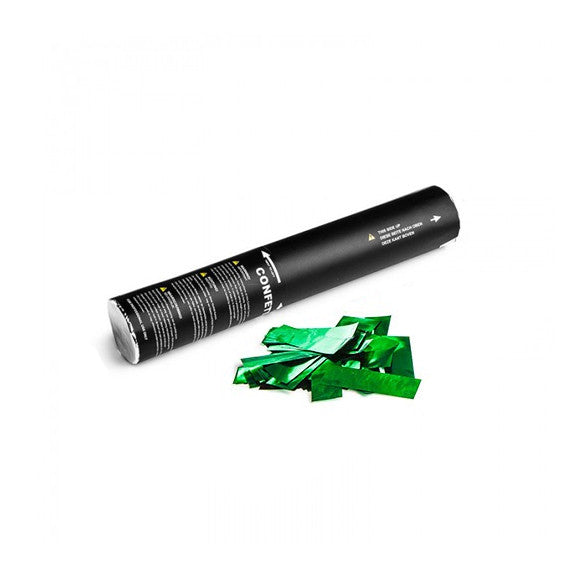 Green Metallic Confetti Cannon