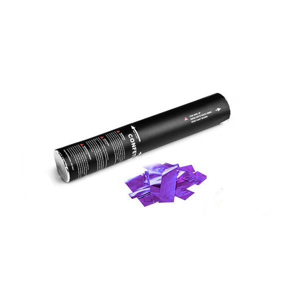Purple Metallic Confetti Cannon