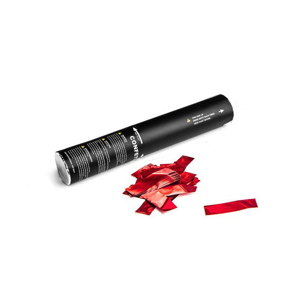 Red Metallic Confetti Cannon