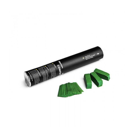 Dark Green paper confetti cannon