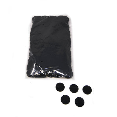 Black Metallic Confetti