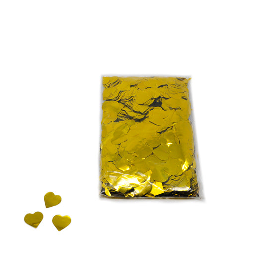 Gold Confetti Hearts