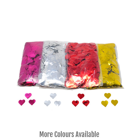 Metallic Confetti Hearts Ø 30mm