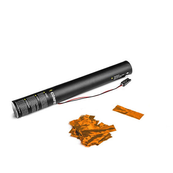 Orange Metallic Confetti Cannon