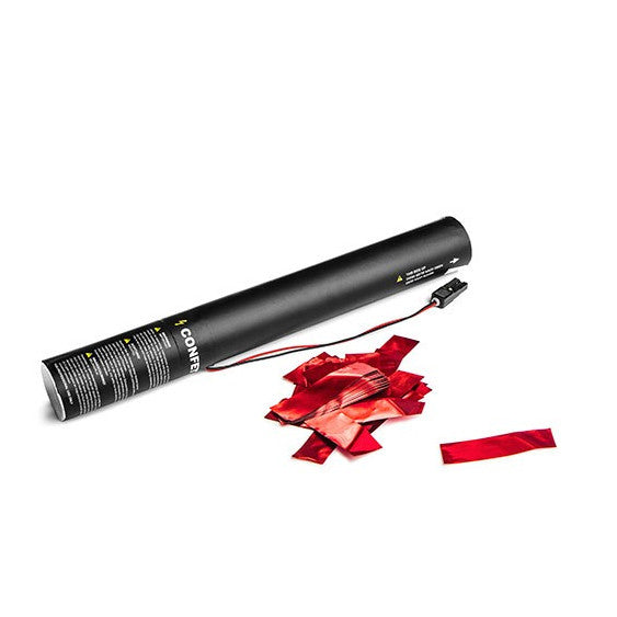 Red Metallic Confetti Cannon