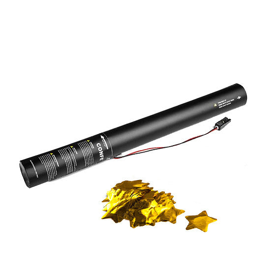 Gold Star Confetti Cannon