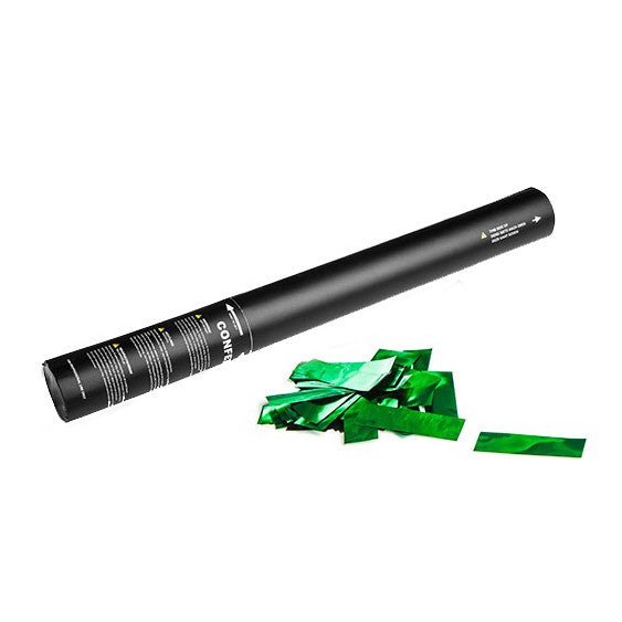 Magic FX HC03DG canon à confettis, manuel, 50 cm, vert fonc