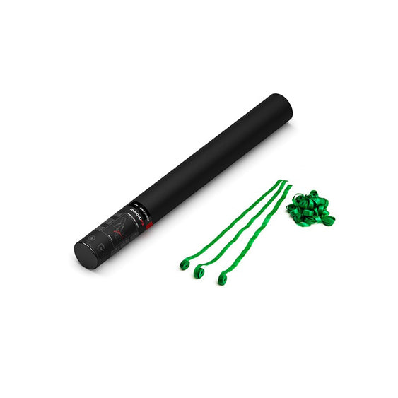 Dark Green paper streamer cannon