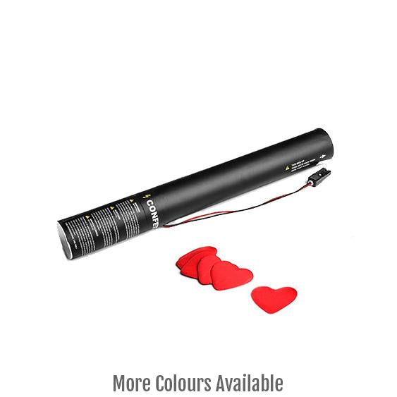 Red Confetti Heart Cannons