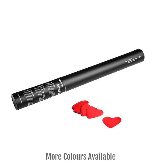 Red Confetti Heart Cannons