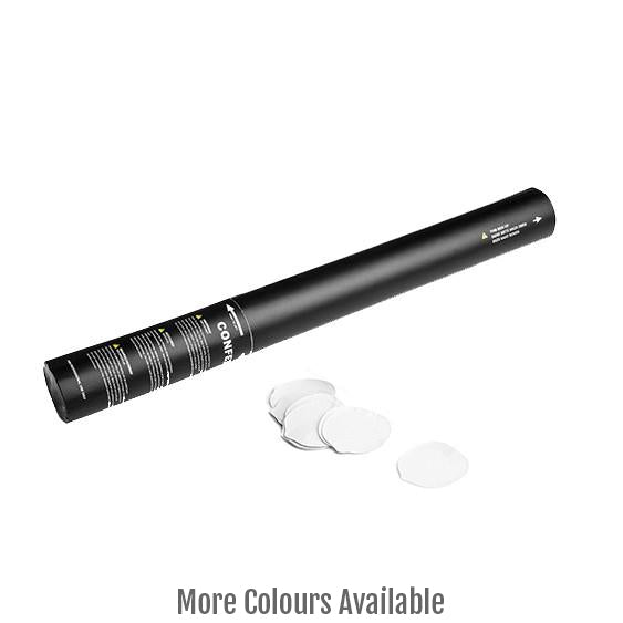 White Petal Paper Confetti Cannon