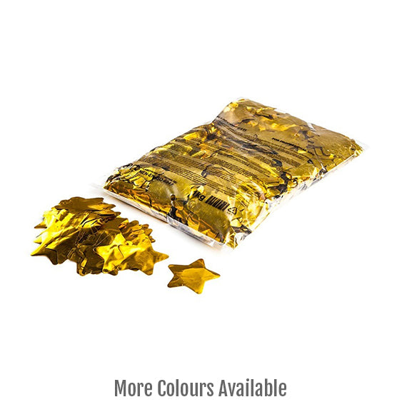Metallic Confetti Stars - Gold
