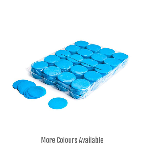 Paper Confetti Circles - Light Blue