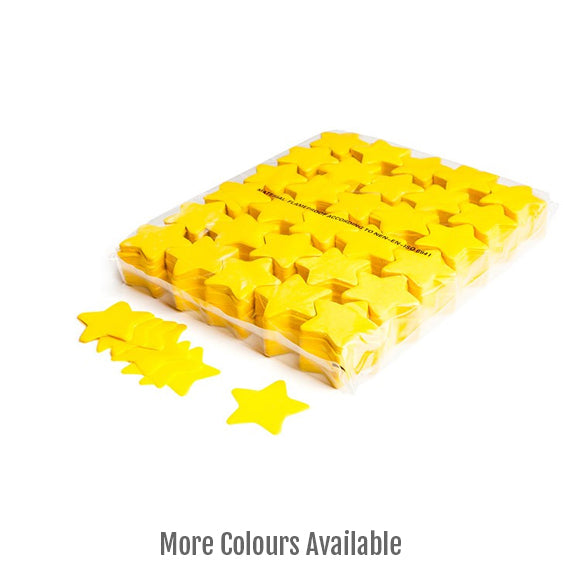 Yellow Paper Confetti Stars
