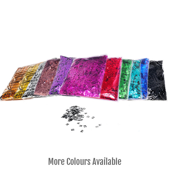 Rebagged Red Metallic Confetti 17x55 1kg bags