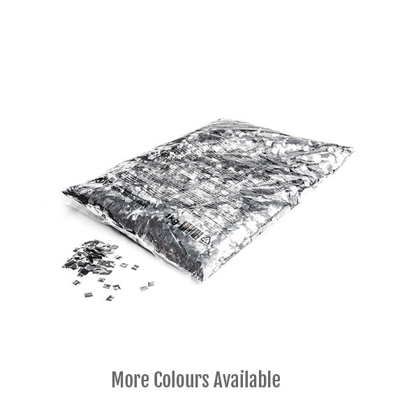 Silver Square Confetti 6x6mm