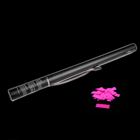 UV Pink Confetti Cannon