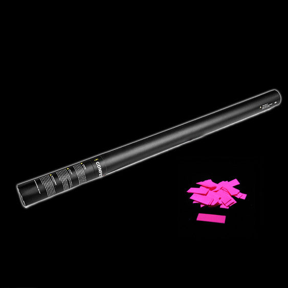 UV Pink Confetti Cannon