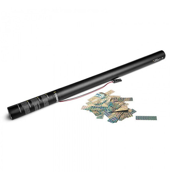 Silver laser Confetti Cannons