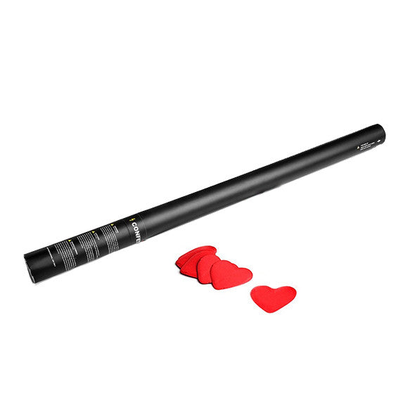 Red Confetti Heart Cannons
