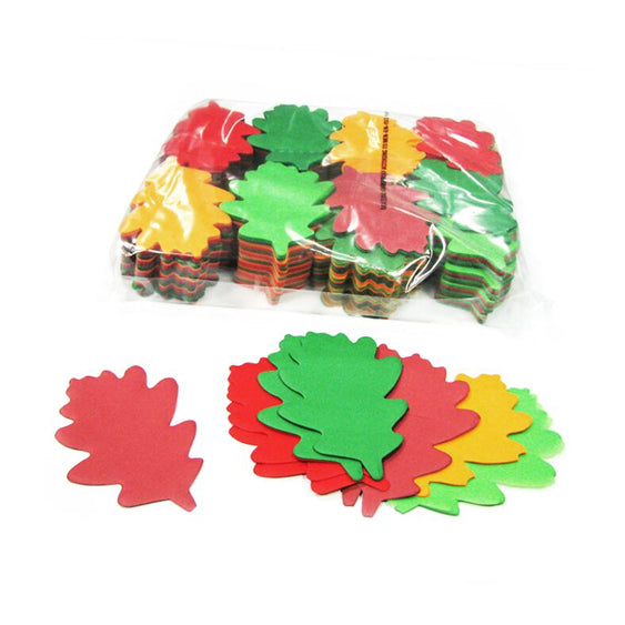 Mixed Paper Confetti Oak Leaves