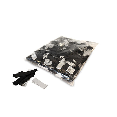 Silver / Black Confetti